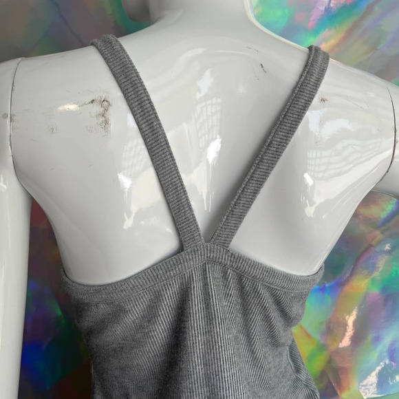Free People Ribbed Gray Tank Top - Picture 8 of 8